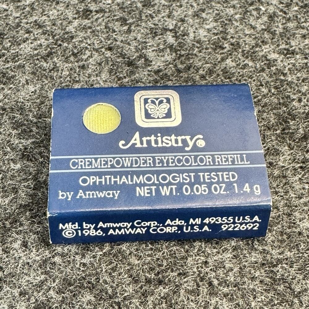 Artistry Cabana Blue A4337 Cremepowder Eyecolor Refill 1.4g .05 oz New Old Stock